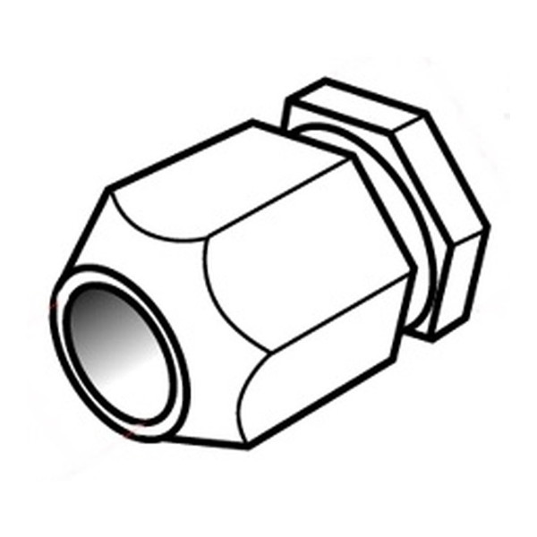 六角管継手 ダブル 平径1.2mm テーパー付 4462 さかつう