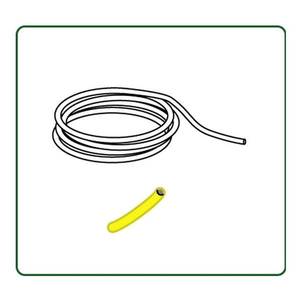 極細コード 外径約0.38mm 黄色 4512 さかつう
