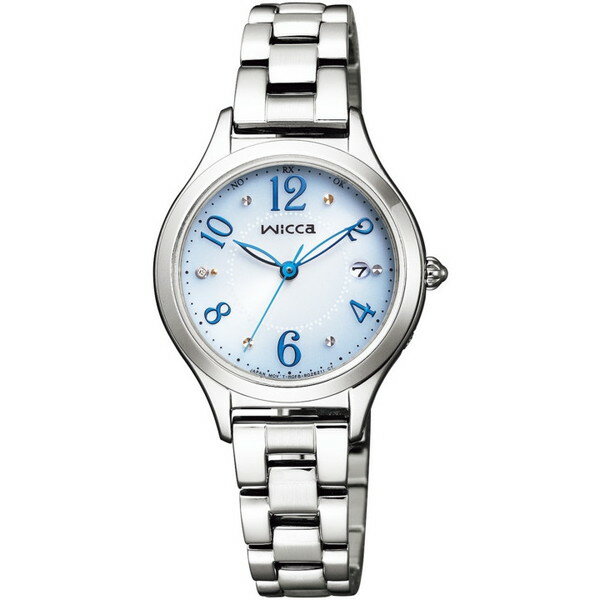 腕時計 時計 CITIZEN シチズン wicca ウィッカ KS1-210-91 ソーラー電波腕時計 レディース ウォッチ 誕..