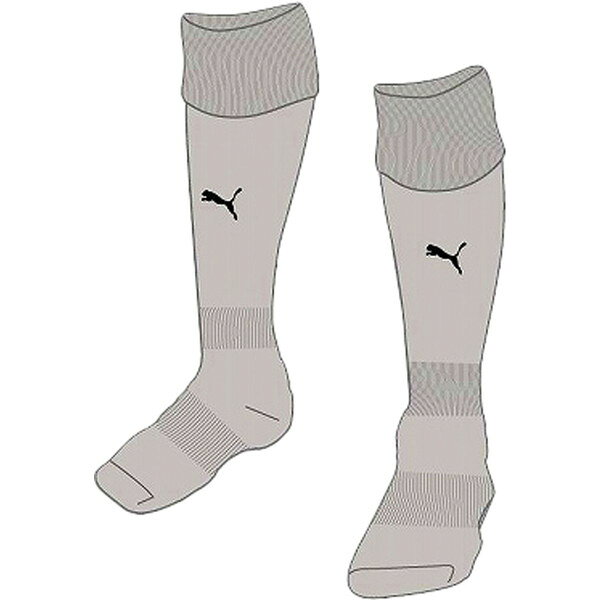 プーマ サッカーソックス LIGA ジュニア ストッキング シルバー 2.4cm 729880 14 PUMA