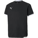 プーマ サッカーシャツ TEAMLIGA ゲームシャツ JR ブラック 140cm 705144 03 PUMA