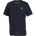 プーマ スポーツウエアメンズ ESS スモール プーマロゴ ポリ Tシャツ ネイビー XL 687561 16 PUMA(4)