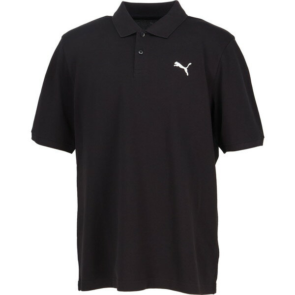 プーマ スポーツウエア ESS スモール プーマロゴ ピケポロシャツ ブラック M 687587 01 PUMA