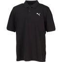 プーマ スポーツウエア ESS スモール プーマロゴ ピケポロシャツ ブラック XXL 687587 01 PUMA