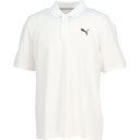 プーマ スポーツウエア ESS スモール プーマロゴ ピケポロシャツ ホワイト XXL 687587 02 PUMA
