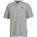 プーマ スポーツウエア ESS スモール プーマロゴ ピケポロシャツ グレー M 687587 03 PUMA