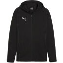 プーマ サッカーシャツ teamFINAL カジュアル フーデッド ジャケット ブラック XXL 659337 03 PUMA