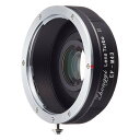 中一光学 Lens Turbo II EF-m43 フォーカルレデューサー マウントアダプター(キヤノンEFマウントレンズ → マイクロフォーサーズマウント)