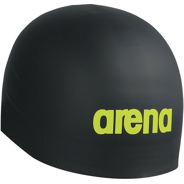 アリーナ 水泳 アクアフォース3Dキャップ レーシングシリコーンキャップ ブラック AS5SSC03U BKYL L ARENA