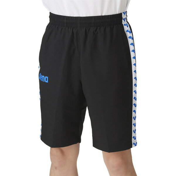 アリーナ 水泳 ハーフパンツ ブラック ASS4HPU005 BKBU L ARENA