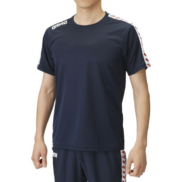 アリーナ 水泳 Tシャツ ネイビー ASS4HTU010 DNY O ARENA
