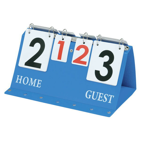 【エントリーでP5倍!20日20:00-27日1:59】 テニス 両面表示ソフトテニス得点板 ブルー B3958 トーエイ..