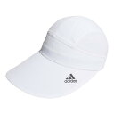 アディダス キャップ ウィメンズ バイザーキャップ ホワイト OSFW BUZ91 IB0311 ADIDAS