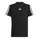 アディダス トレーニングシャツ ジュニア エッセンシャルズ 半袖Tシャツ キッズ ブラック J140 KRG92 JD6487 ADIDAS