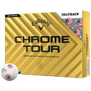 CHROME TOUR(クロムツアー) ボール 2025年モデル USA TRUTRACK(ユーエスエー トゥルートラック) 1ダース(12個入り) キャロウェイ 【日本正規品】