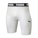 プーマ サッカーパンツ コンプレッション ジュニアショートタイツ 160cm 656334 4 PUMA プーマホワイト×プーマブラック