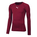プーマ サッカーシャツ LIGA BASELAYER クルーネック LS シャツ L 658223 09 PUMA コードバン