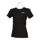 プーマ トレーニングウェア ウィメンズ ESS スモール NO.1 ロゴ Tシャツ M 687596 01 PUMA PUMA Black
