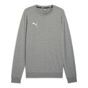 プーマ サッカースウェット TEAMGOAL カジュアル クルーネックスウェット XXL 659332 33 PUMA ミディアム グレー ヘザー