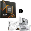 AMD Ryzen 9 9900X W/O Cooler WOF (12C/24T、4.4GHz、120W) CPU + GIGABYTE B850 A ELI...
