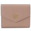 MIU MIU ミュウミュウ 三つ折り財布 財布 オーキッド ピンク レディース 5MH040 ADT7 F0615 BI FOLD WALLET ORCHID PINK ブランド 誕生日 新生活 クリスマス ギフト プレゼント 【並行輸入品】(4)