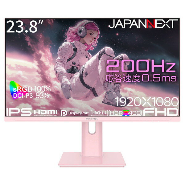 JN-IPS238G200F-HSP-PK JAPANNEXT �ԥ� [23.8�� �����ߥ󥰥�˥���]
