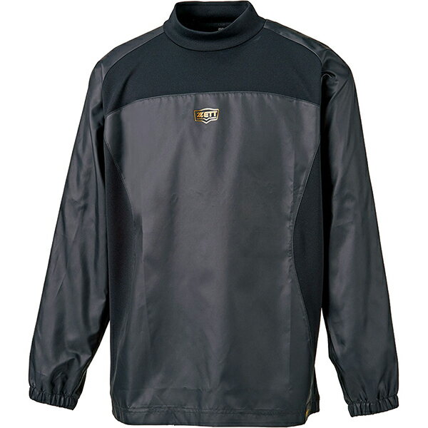 ゼット 野球ウエア 少年用ウインドレイヤーシャツ ブラック 160cm BO215WJA 1900 ZETT