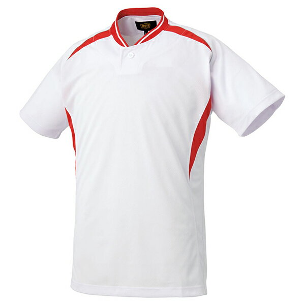 商品説明★ サラっとした肌ざわりと通気性に優れた素材が真夏のプレーでも快適に。吸汗速乾性にも優れたベースボールシャツです。★ 高通気、吸汗速乾スペック* 重量:150g* 素材:ポリエステル100%