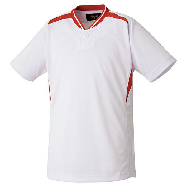 商品説明★ サラっとした肌ざわりと通気性に優れた素材が真夏のプレーでも快適に。吸汗速乾性にも優れたベースボールシャツです。大人用BOT741と同じデザインの少年用サイズです。★ 高通気、吸汗速乾スペック* 重量:150g* 素材:ポリエステル100%