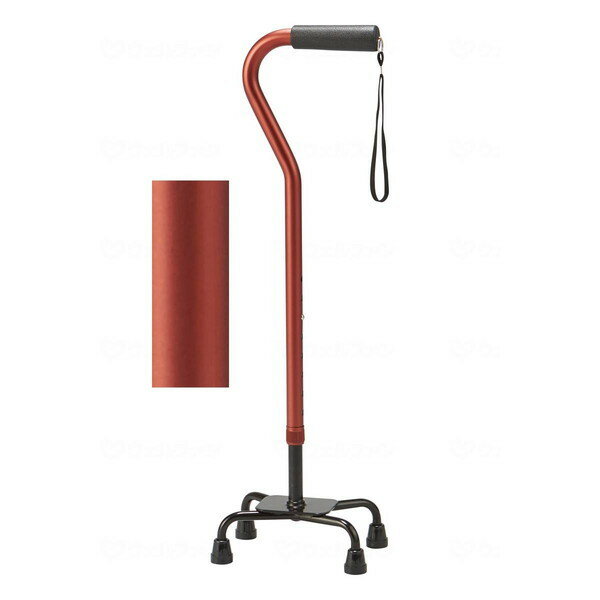 【エントリーでP5倍!20日20:00-27日1:59】 マキテック アルミ製4点支柱杖 レッド 非課税 メーカー直送