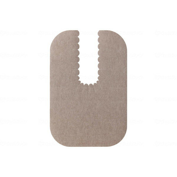 【エントリーでP5倍!20日20:00-27日1:59】 吸着拭けるトイレマット無地 ロング ブラウン THANKO メーカ..