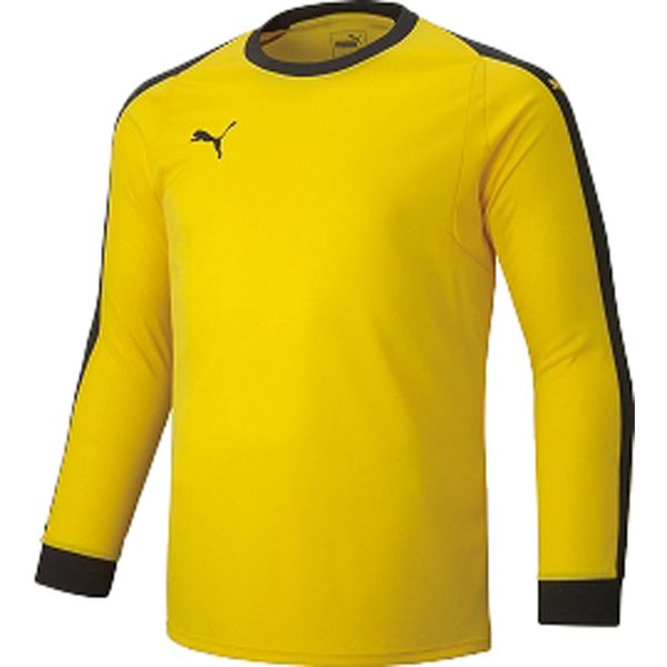プーマ サッカーウエア LIGA GK シャツ パッドツキ サイバー イエロー×プーマ ブラック L 729965 03 PUMA