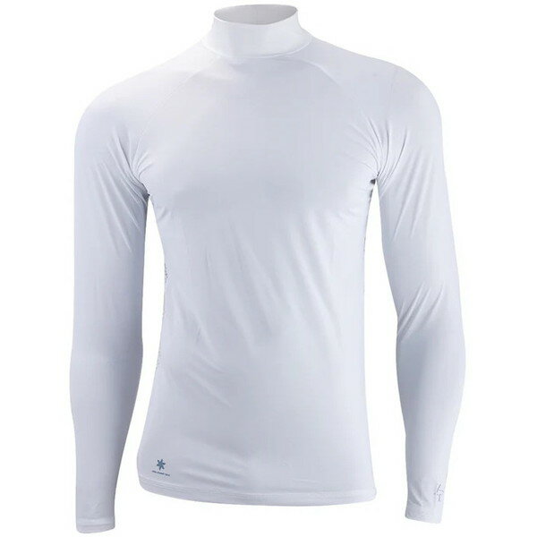 Men'S Wear - ゼロフィット ZUIMF-11 アイスメッシュ ロングスリーブ モックネック ホワイト XL EON SPORTS