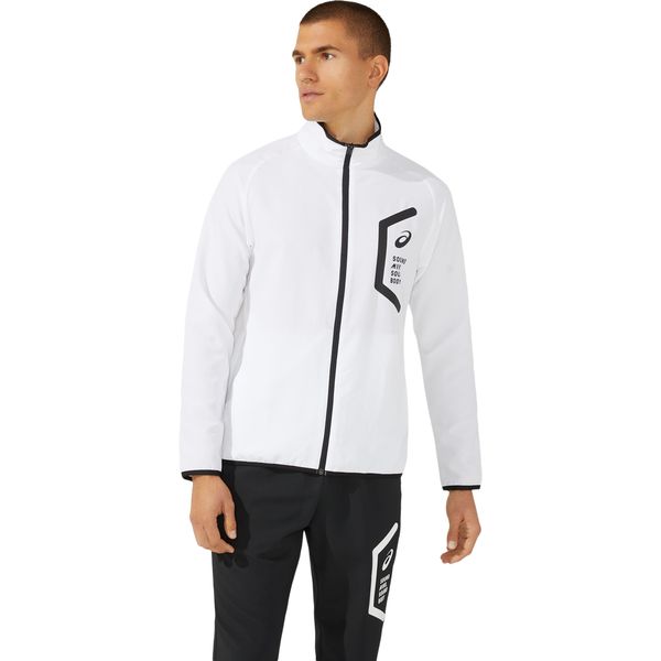 スポーツウエア TEAM HEX DRY CROSS JACKET BRILLIANT WHITE S 2031E052 100 アシ...