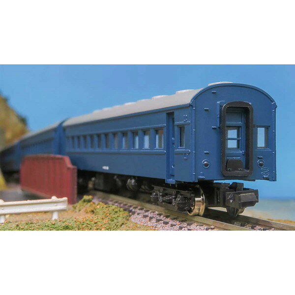 19509 着色済み Eキット オハ61系(青色)6両編成セット グリーンマックス