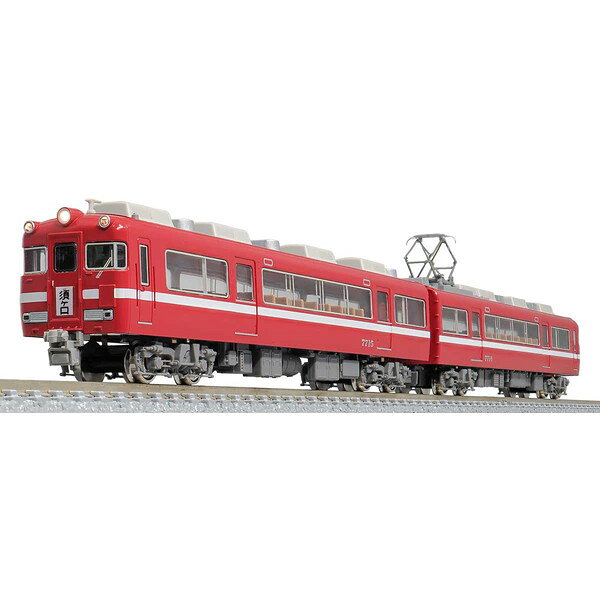 31822 名鉄7700系 白帯車1990(妻面窓無し)増結2両編成セット(動力無し) グリーンマックス
