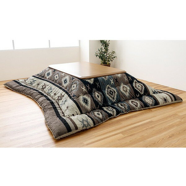 こたつ布団 イケヒコ・コーポレーション 1161490130103 ロザン 大判正方形 掛 GY 205X205 グレー メーカー直送