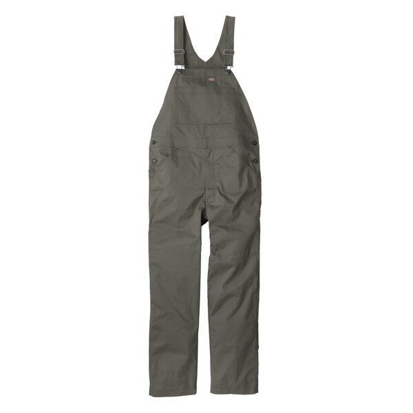 商品説明★ 昔ながらに愛されるDickiesのインスパイアモデル★ ヨコ伸び約14%のストレッチ素材★ 秋冬製品と比較して軽量・薄手の生地を使用することで幅広い季節に対応★ 脇のボタンアジャスターでウエストの調節が可能★ 便利なポケット:フロントマルチポケット・右脇ツールポケット・左脇ハンマーループスペック* 素材: ストレッチ ライトツイル* 混率: ポリエステル65%・綿35%* サイズ…・胸囲: 104cm・総丈: 137cm・実寸ウエスト: ・最小: 94cm・最大: 104cm・股下: 76cm