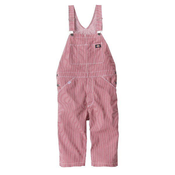 Overalls - D-7103 レッド M コーコス [オーバーオール ショート丈]