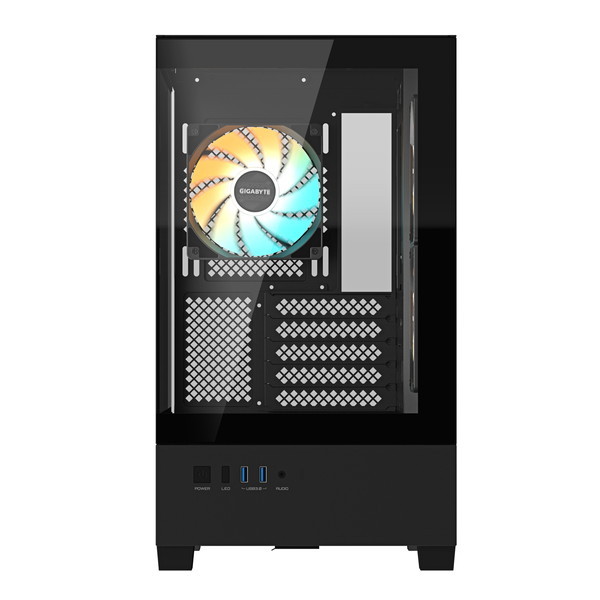 C201P GIGABYTE ブラック [ミドルタワー型PCケース]