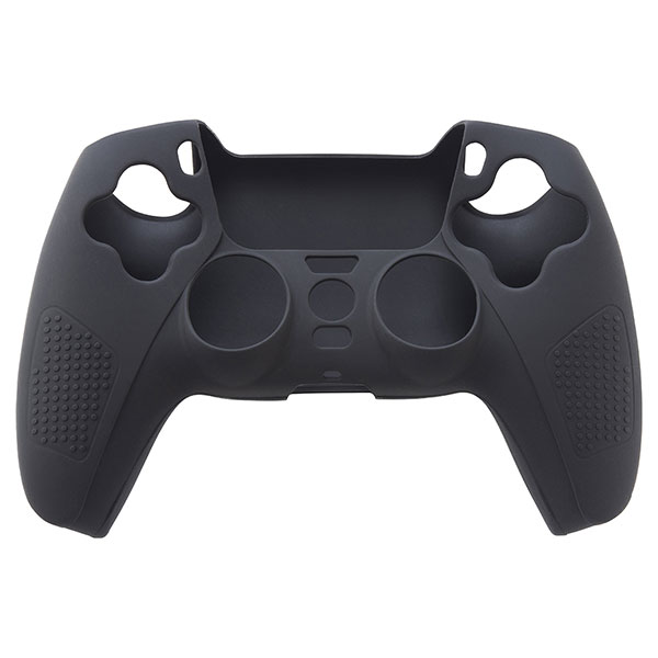 PS5用 コントローラーシリコンカバー ブラック CY-P5CRSC-BK サイバーガジェット