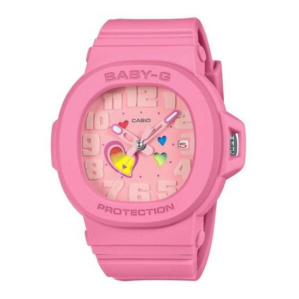 Y - 腕時計 時計 CASIO カシオ BABY-G レディース BGA-10-4AJF BABY-G PLAYFUL HEART SERIES クォーツ ウォッチ ピンク 誕生日 新生活 クリスマス 母の日 ギフト プレゼント BGA104AJF