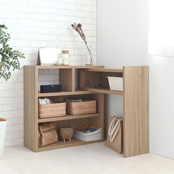 LK72-72CSR GN 佐藤産業 グレーナチュラル Like(ライク) [伸縮ラック (ロータイプ/72cm幅)] メーカー直送