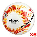 【6個セット】MIKASA FT553D-RO ALMUNDO サッカーボール 検定球 5号球 シームロック