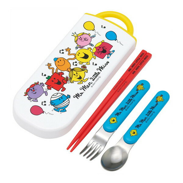 TACC2AG Mr.Men Little Miss スケーター [子供用 お弁当 トリオセット (箸 スプーン フォーク キッズ ..