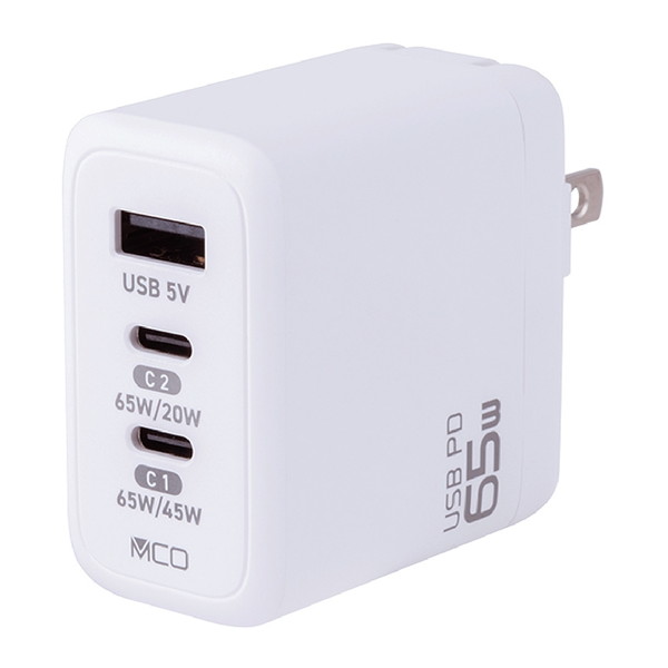 商品説明★ USB PD65W対応でノートPCもしっかり充電できます ★ Type-C端子2ポート搭載で2台同時に高速充電可能 ★ 従来の機器も充電可能なUSB-A端子搭載 ★ スマートフォンの超高速充電可能な4.5A PPS対応 ★ 接続...