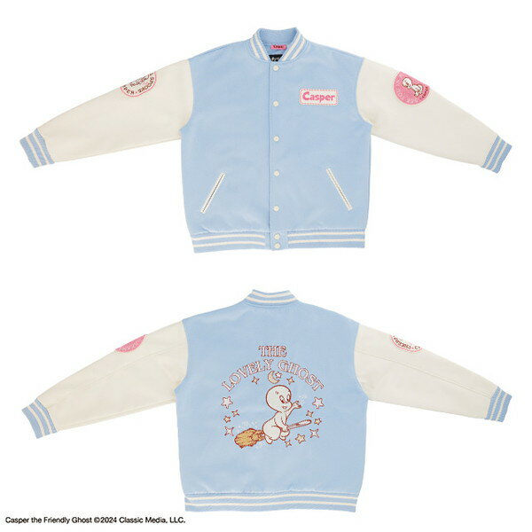 商品説明★ 全面に豪華な刺繍を施した個性豊かなスタジャンです。★ キャラジャン背中や胸元にあしらわれたキャラクターデザインが、スタジャンの王道シルエットに新しい風を吹き込む一着。グラフィックはアートのような佇まいで、日常にさりげなく個性をプラスします。ボディ部分はウール調ポリエステル生地(ポリエステル93%)を使用し、温かみと高級感を両立。袖部分は合皮素材で切り替え、クラシカルながらもストリートライクな印象に仕上げました。コーデの主役になること間違いなし。あなたの「好き」を、さりげなく、でも大胆に。※商品画像は撮影時の光や角度により、実物の色味と異なって見える場合がございます。予めご了承くださいませ。スペック* サイズ…・着丈:約70cm・袖丈:約58cm(肩周り約22cm)・身幅:約70cm* 素材…・表地:ポリエステル93%、レーヨン5%、ポリウレタン2%・裏地:ポリエステル100%、袖部分、合成皮革・リブ部分:ポリエステル95%、ポリウレタン5%・刺繍糸:ポリエステル100%・サガラ刺繍:アクリル100%* 仕様:ウール風生地・合皮生地・サガラ刺繍・刺繍・織りネーム