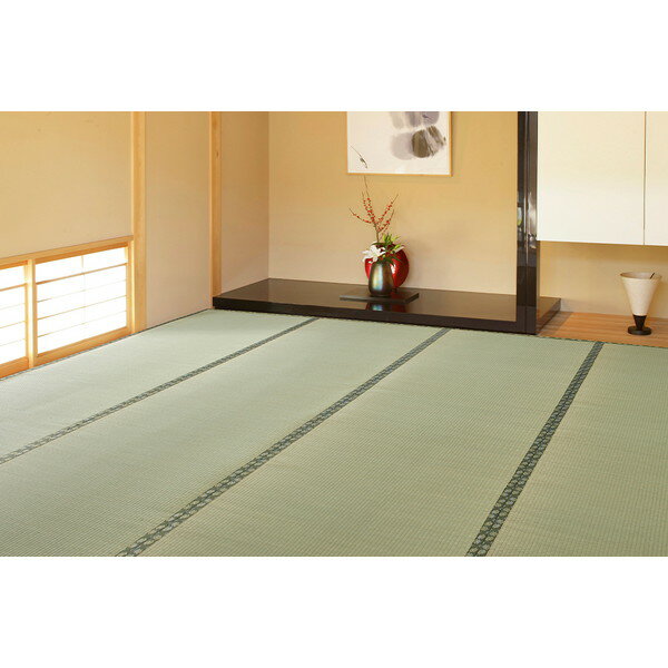 159067660 国産い草カーペット 天草 団地間6畳 255×340 萩原 メーカー直送