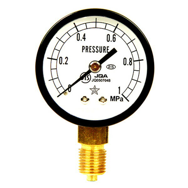 乐天商城 - 汎用圧力計A50・G1/4 S-11・1.0MPA 右下精器製造