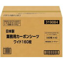 コーチョー 日本製 業務用カーボン犬用トイレシーツ ワイド 160枚入り ペット用